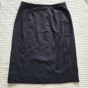 Giorgio Armani Black Vintage Pencil Skirt size 42